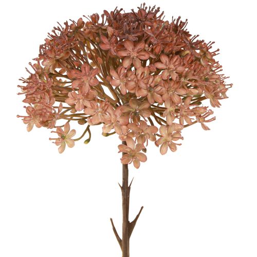 Kunstzweig Herbstdeko Blütenzweig Braun Rot 45cm für Floristen – 2St