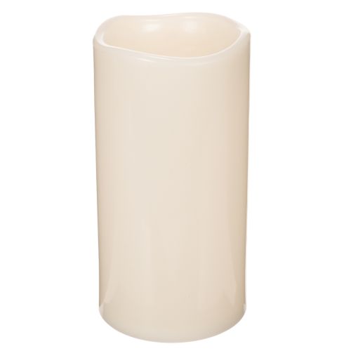 Artikel LED Kerze Kunststoff 25 cm Warmweiß Timer Outdoor