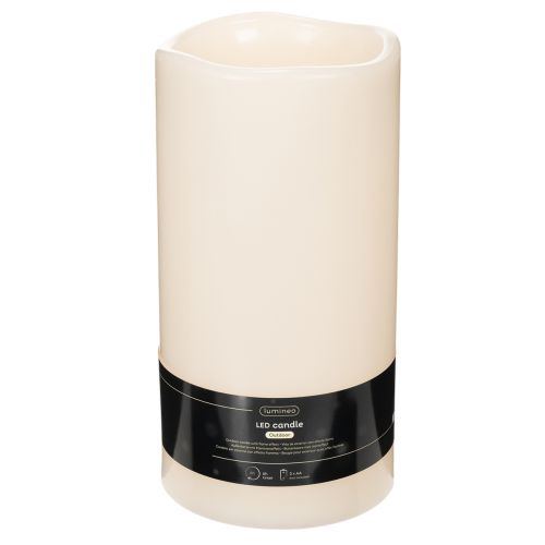LED Kerze Kunststoff 25 cm
