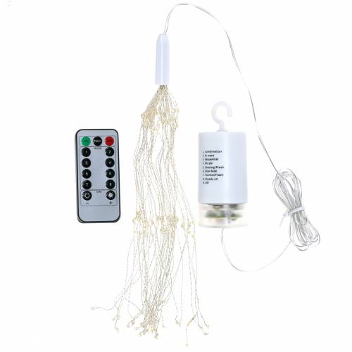 Floristik21 LED Lichterbündel mit Fernbedienung und Lichtmodi 120er