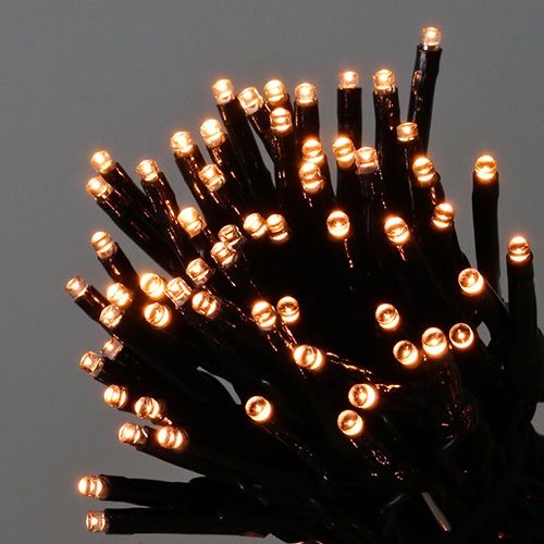 LED Reislichterkette 80er 9m für außen Warmweiß