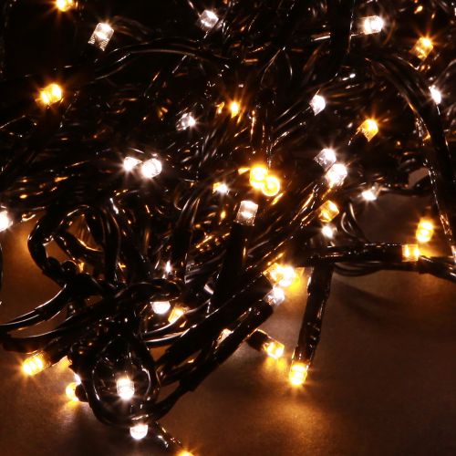 Artikel LED Lichterkette Cluster Außen 144 LED warmweiß, wetterfest, energiesparend, Timer