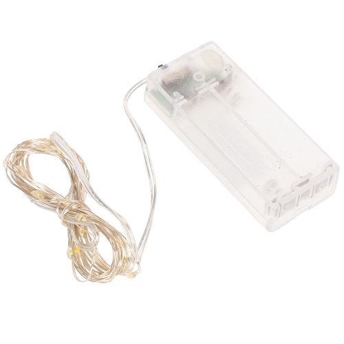 LED Lichterkette Innen 30 LEDs Warmweiß 3m Batteriebetrieben 6er-Set | Floristik21.de