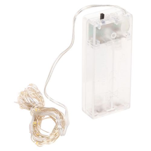 LED Lichterkette Innen 30 LEDs Warmweiß 3m Batteriebetrieben 6er-Set | Floristik21.de