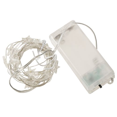 Artikel LED Lichterkette Sterne Warmweiß 20 Micro LEDs Timer Innenbeleuchtung