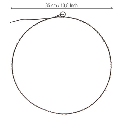 Artikel LED Leuchtring Ø35cm Warmweiß Innenbereich Timer Funktion Batteriebetrieb
