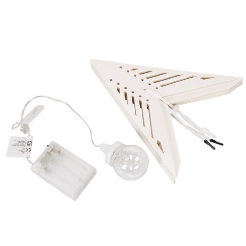 LED Weihnachtsstern aus Papier, Ø 38 cm, warmweiß, Indoor | Floristik21.de