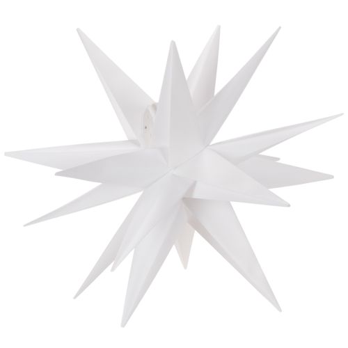 LED Stern Weihnachtsstern Kunststoff Warmweiß 60 cm Timer Outdoor