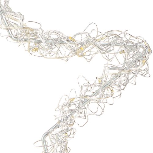 Artikel LED-Stern Hängedeko Silber Metall 70 LED Warmweiß Ø25cm