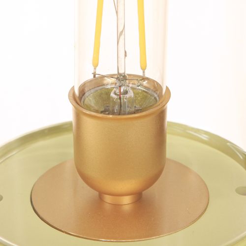 Artikel LED Tischlampe Retro Pistaziengrün Vintage Warmweiß 19,5cm