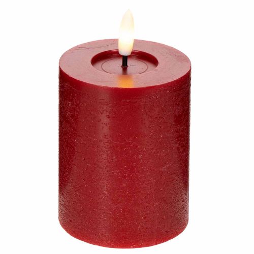 LED-Stumpenkerze aus