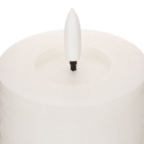 LED Stumpenkerze flackernd mit