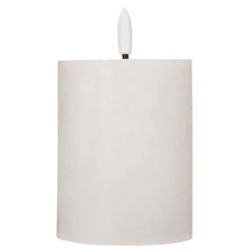 LED Stumpenkerze flackernd mit