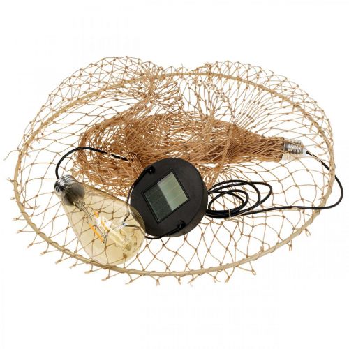 Floristik21 LED Hängelampe Outdoor Solarlampe LED Leuchte Ø36,5cm H60cm