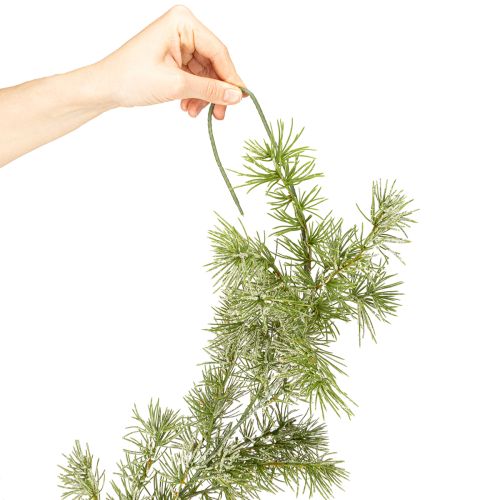 Artikel Dekorative Lärchengirlande 250cm - Künstliche Weihnachtsdeko in geeister Optik
