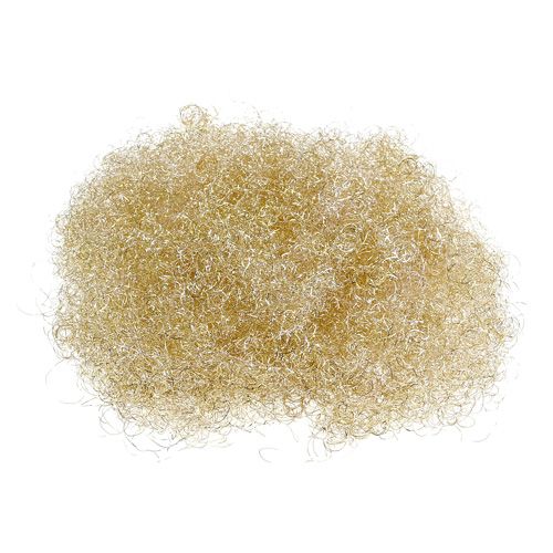 Floristik21 Lametta gelockt Gold-Silber 50g