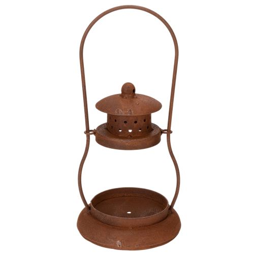 Artikel Rustikale Metalllaterne 33cm für stimmungsvolle Dekoration und Beleuchtung