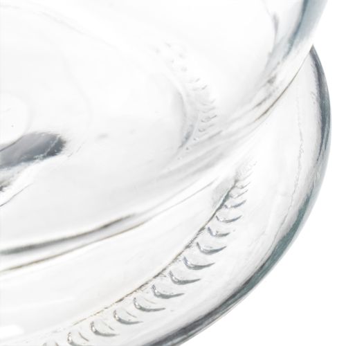 Artikel Windlicht Glas Laterne 18cm mit Metallgriff für stimmungsvolle Beleuchtung im Innen- und Außenbereich