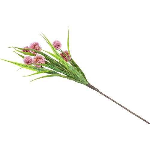 Floristik21.de Kunstblumen Kugelblume Allium Zierlauch künstlich Rosa  45cm-FL0491