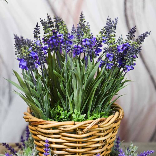 Floristik21 Lavendel Bund mit Gräsern künstlich 32cm