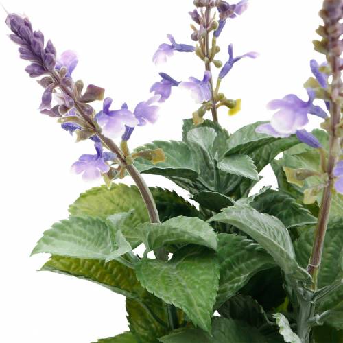 Künstlicher Lavendel im Topf, Lavendeltopf, Mediterrane Kunstpflanze