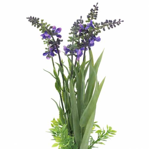 Floristik21 Lavendel Bund mit Gräsern künstlich 32cm