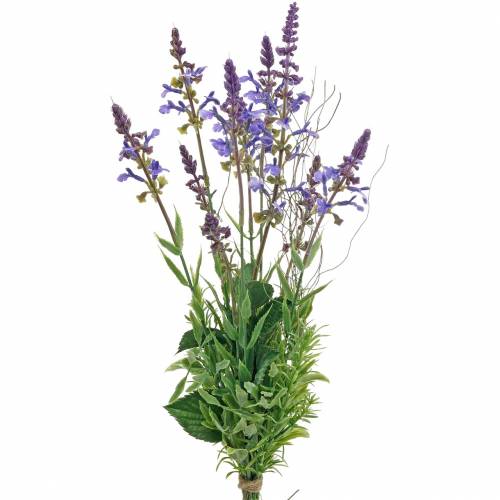 Floristik21 Künstlicher Lavendelstrauß, Deko-Lavendel Violett, Seidenblumen