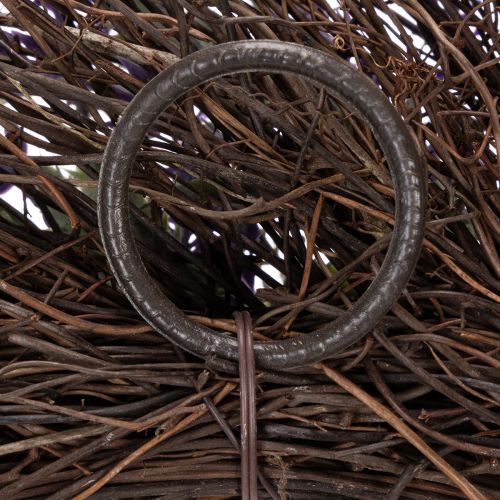 Artikel Kranz aus künstlichem Lavendel und echten Rebenzweigen 60cm Türdekoration Innenbereich