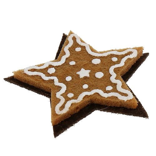 Floristik21 Lebkuchen Sterne 4,5cm zum Kleben 12 St