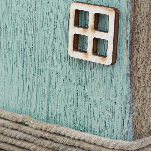 Artikel Leuchtturm Holz Blau 40,5cm Maritime Tischdeko Antik Optik