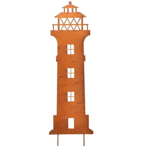 Leuchtturm Deko Maritime Deko Gartendeko Rost 60cm