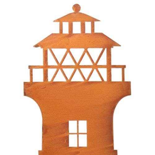 Floristik21 Leuchtturm Deko Maritime Deko Gartendeko Rost 60cm