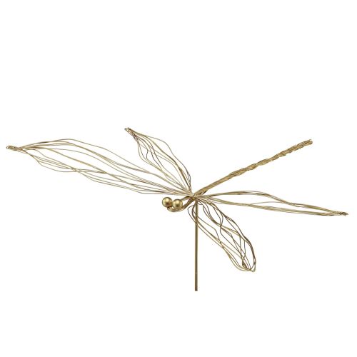 Artikel Libelle Metall Deko Blumenstecker Sommer Gold B28cm 2 St