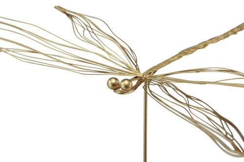Artikel Libelle Metall Deko Blumenstecker Sommer Gold B28cm 2 St