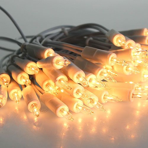 Lichterkette mini 100er 15m für Innen weiß/klar