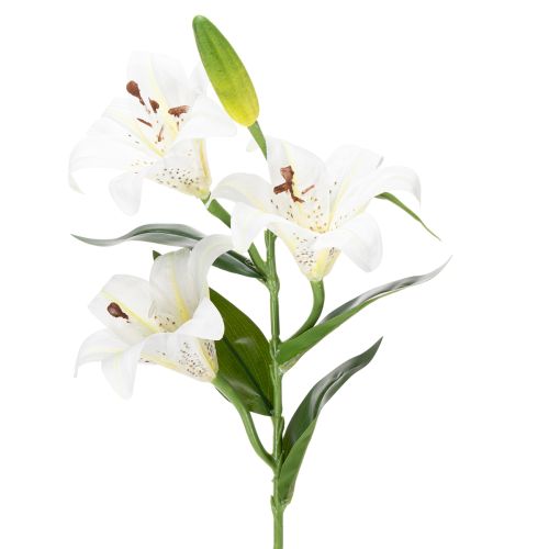 Künstliche Lilien 66 cm Weiß 2 Stück - Elegante Deko für Wohn- und Eventbereiche