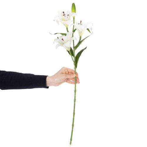 Artikel Künstliche Lilien 66 cm Weiß 2 Stück - Elegante Deko für Wohn- und Eventbereiche