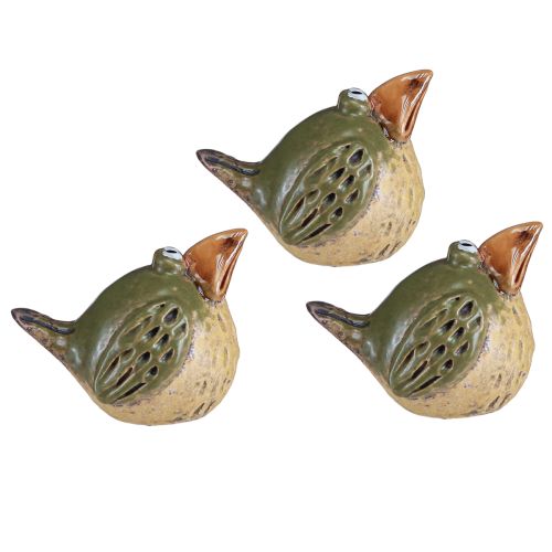 Baoblaze Keramik-Vogelfigur – Gelb, Ca. 13x7x8 Cm, Elegante Deko Für Zuhause & Büro