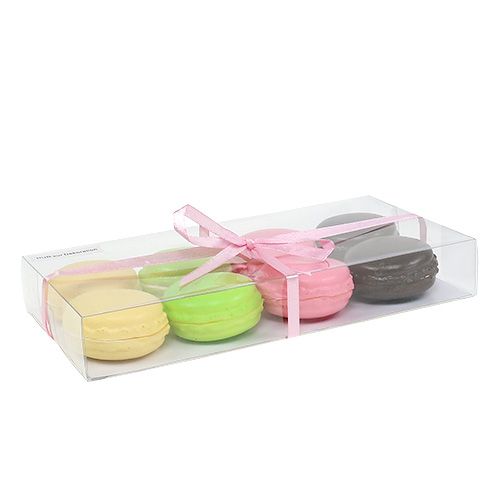 Artikel Bunte Deko Macaron Attrappen 5cm Ø, Kunststoff Macarons Set 8-teilig – Perfekte Vitrinendekoration für Gastronomie und Events