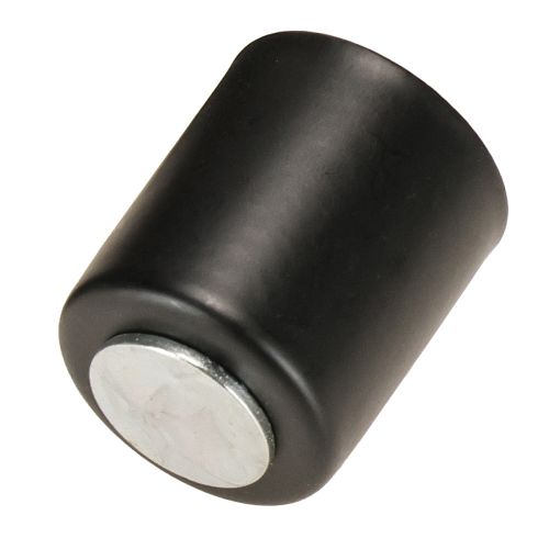 Floristik21 Schwarzer Magnetischer Kerzenhalter für Stabkerzen aus Metall Set 4 Stück