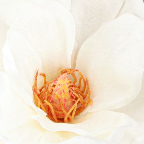 Artikel Magnolie Weiß Kunstblume mit Knospen am Deko Zweig H40cm 2St