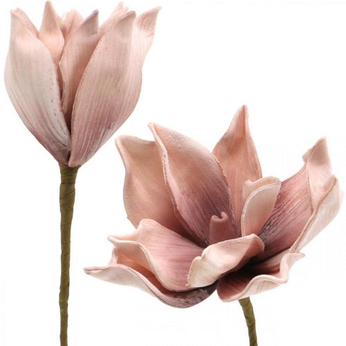 Künstliche Magnolie Altrosa Kunstblume Foam Blume Ø10cm 6St Künstliche Magnolie Altrosa Kunstblume Foam Blume Ø10cm 6St