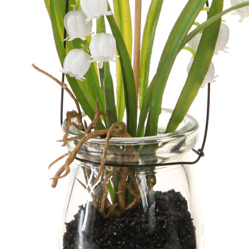 Artikel Maiglöckchen Glas Deko Frühling Künstlich H22cm