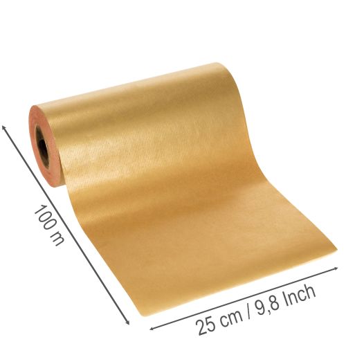 Manschettenpapier Rolle Gold Rot 25 cm x 100 m Floristikbedarf | Floristik21.de