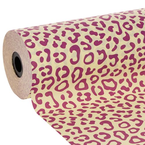 Manschettenpapier Leo-Motiv Lila 25 cm x 100 m aus Papier