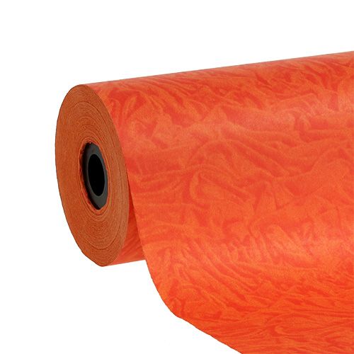 Floristik21 Manschettenpapier Orange-Rot 25cm 100m