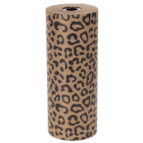 Manschettenpapier Rolle 25 cm x 100 m Leopard-Muster Geschenkpapier | Floristik21.de