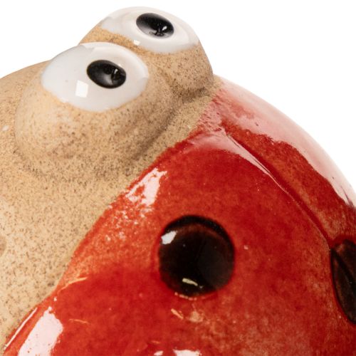 Artikel Marienkäfer Gartenstecker aus Keramik – Bunte Deko für Garten und Balkon, 25 cm hoch, 4er-Set