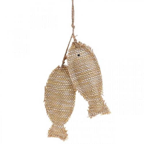 Maritime Hängedeko Anhänger Deko Fische zum Aufhängen H32cm