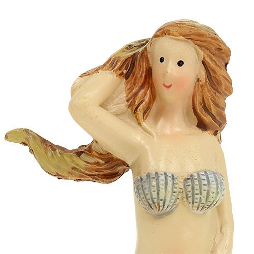 Dekofigur Meerjungfrau Blau 6cm - 9,5cm 3St | Floristik21.de